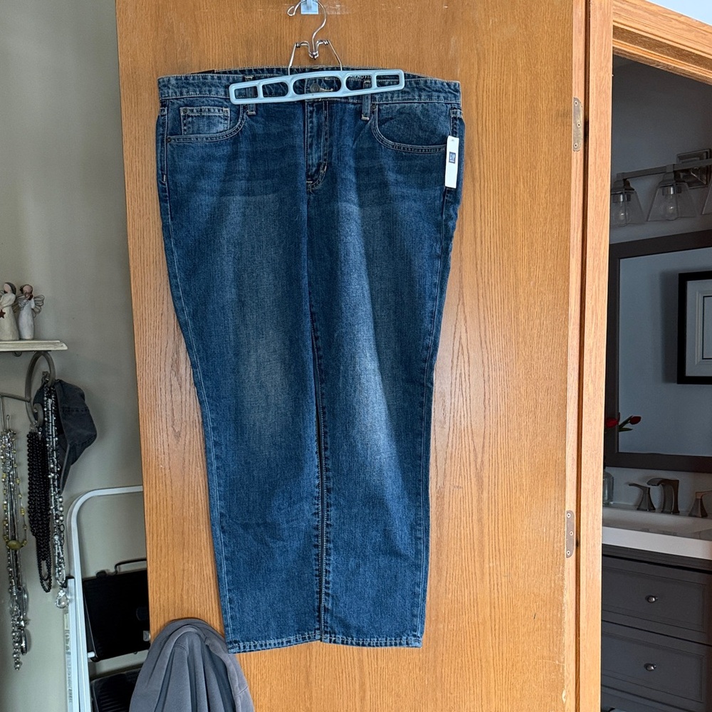 Classic Blue Denim Jeans, NWT